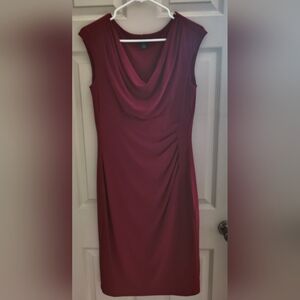 Lauren Ralph Lauren Burgundy Mini Dress